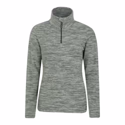 Mountain Warehouse Womens/Ladies Snowdon Melange Fleece Top - 8 UK, Green