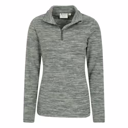 Mountain Warehouse Womens/Ladies Snowdon Melange Fleece Top - 8 UK, Green