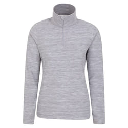 Mountain Warehouse Womens/Ladies Snowdon Melange Fleece Top - 14 UK, Grey