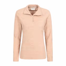 Mountain Warehouse Womens/Ladies Snowdon Melange Fleece Top - 4 UK, Beige