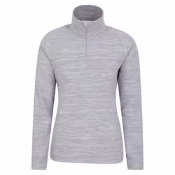 Mountain Warehouse Womens/Ladies Snowdon Melange Fleece Top - 20 UK, Grey