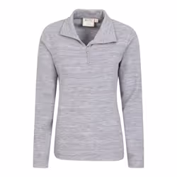 Mountain Warehouse Womens/Ladies Snowdon Melange Fleece Top - 20 UK, Grey