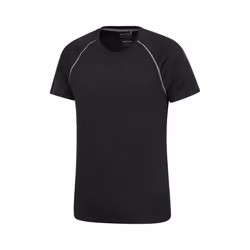 Mountain Warehouse Mens Endurance IsoCool T-Shirt - XS, Black