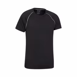 Mountain Warehouse Mens Endurance IsoCool T-Shirt - XS, Black