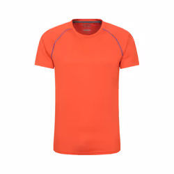 Mountain Warehouse Mens Endurance IsoCool T-Shirt - XS, Bright Orange
