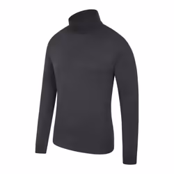 Mountain Warehouse Mens Meribel Cotton Thermal Top - 4XL, Black
