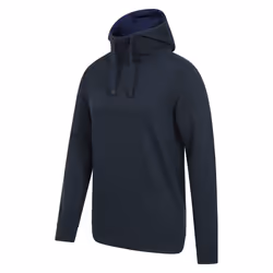 Mountain Warehouse Mens Alder High-Neck Hoodie - XS, Navy