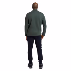 Mountain Warehouse Mens Beta Contrast Zip Top - XS, Green