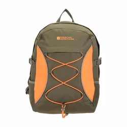 Mountain Warehouse Bolt 18L Backpack - One Size, Khaki/Orange