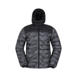 Mountain Warehouse Mens Seasons II Camo Padded Jacket - XXS, Black