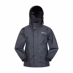 Mountain Warehouse Childrens/Kids Pakka II Waterproof Jacket - 9-10 Years, Black