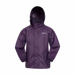 Mountain Warehouse Childrens/Kids Pakka II Waterproof Jacket - 9-10 Years, Dark Purple