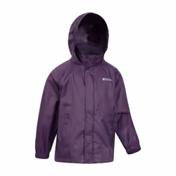 Mountain Warehouse Childrens/Kids Pakka II Waterproof Jacket - 9-10 Years, Dark Purple
