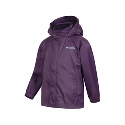 Mountain Warehouse Childrens/Kids Pakka II Waterproof Jacket - 9-10 Years, Dark Purple