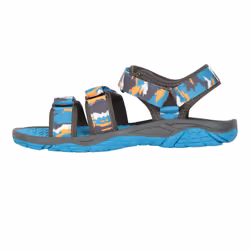 Mountain Warehouse Childrens/Kids Camouflage 3 Touch Fastening Strap Sandals - 1 UK, Dark Teal