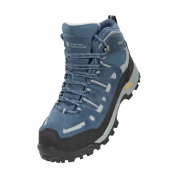 Mountain Warehouse Womens/Ladies Gale Extreme Suede Hiking Boots - 6 UK, Blue