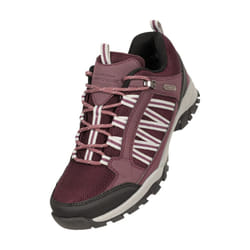 Mountain Warehouse Womens/Ladies Path Waterproof Outdoor Walking Shoes - 6 UK, Purple
