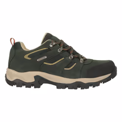 Mountain Warehouse Mens Voyage Suede Waterproof Walking Shoes - 6 UK, Khaki