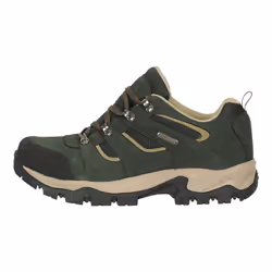Mountain Warehouse Mens Voyage Suede Waterproof Walking Shoes - 13 UK, Khaki