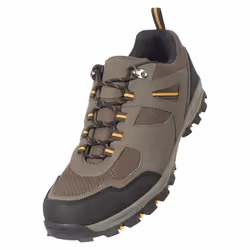 Mountain Warehouse Mens Mcleod Outdoor Wide Walking Shoes - 10 UK, Brown
