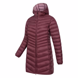 Mountain Warehouse Womens/Ladies Florence Long Padded Jacket - 12 UK, Burgundy