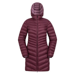 Mountain Warehouse Womens/Ladies Florence Long Padded Jacket - 10 UK, Burgundy