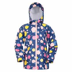 Mountain Warehouse Childrens/Kids Raindrop Waterproof Jacket And Trousers Set Set - 7-8 Years, Pink/Blue