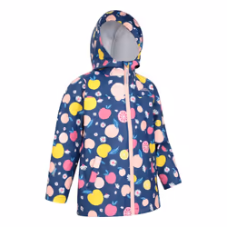 Mountain Warehouse Childrens/Kids Raindrop Waterproof Jacket And Trousers Set Set - 7-8 Years, Pink/Blue