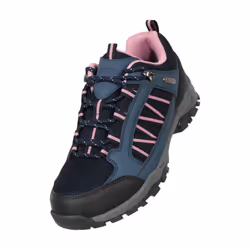 Mountain Warehouse Womens/Ladies Path Waterproof Outdoor Walking Shoes - 6 UK, Navy