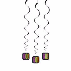 Unique Party Cheer 60th Birthday Streamers (Pack of 3)