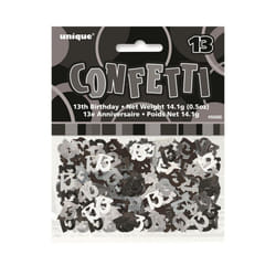 Unique Party Foil Glitz 13th Birthday Confetti