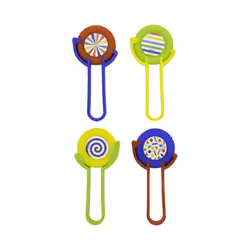 Unique Party Disc Shooter Plastic Party Favours (Pack of 4)