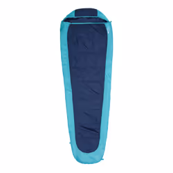 Mountain Warehouse Unisex Adult Right Zip Microlite 500 Midseason Mummy Sleeping Bag - 200cm, Blue