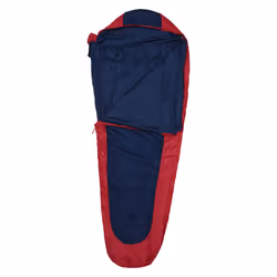 Mountain Warehouse Unisex Adult Right Zip Microlite 500 Midseason Mummy Sleeping Bag - 215cm, Navy