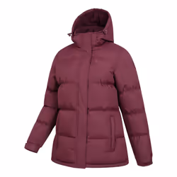 Mountain Warehouse Womens/Ladies Waterproof Padded Jacket - 12 UK, Burgundy