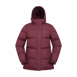 Mountain Warehouse Womens/Ladies Waterproof Padded Jacket - 14 UK, Burgundy