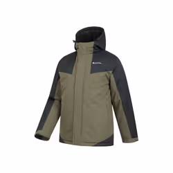 Mountain Warehouse Mens Dusk III Ski Jacket - L, Dark Khaki/Black