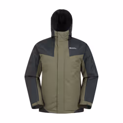 Mountain Warehouse Mens Dusk III Ski Jacket - XS, Dark Khaki/Black