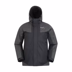 Mountain Warehouse Mens Dusk III Ski Jacket - XS, Black/Grey