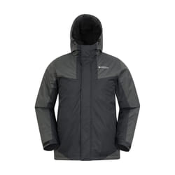 Mountain Warehouse Mens Dusk III Ski Jacket - XL, Black/Grey
