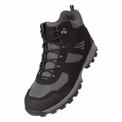 Mountain Warehouse Mens Mcleod Wide Walking Boots - 11 UK, Jet Black