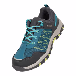 Mountain Warehouse Childrens/Kids Stampede Waterproof Suede Walking Shoes - 5 UK, Green
