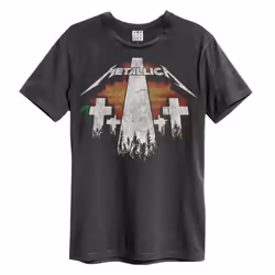 Amplified Unisex Adult Master Of Puppets Revamp Metallica T-Shirt - 3XL, Charcoal