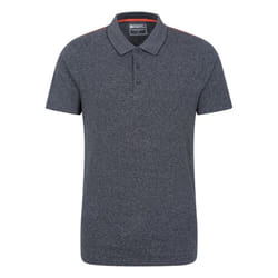 Mountain Warehouse Mens Cordyline Textured Polo Shirt - L, Navy