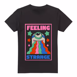 Minions Mens Feeling Strange T-Shirt - M, Black