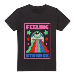 Minions Mens Feeling Strange T-Shirt - XL, Black