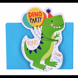 Amscan Dino-Mite Dinosaur Invitations (Pack of 8)