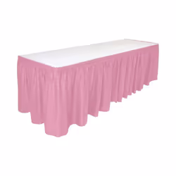Unique Party Plastic Pastel Table Skirt
