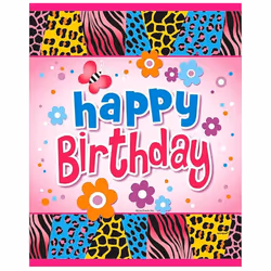 Unique Party Plastic Birthday Party Table Cover