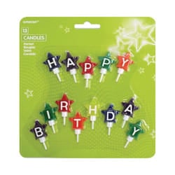 Amscan Stars Happy Birthday Candle (Pack of 13)